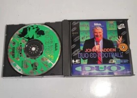 John Madden Duo CD Football Turbografx CD Untested
