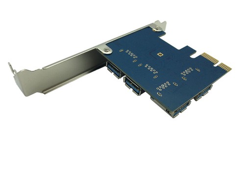 Lo último PCI Express Tarjeta Elevadora PCI-E 1x a 16x 1 a 4 PCIE USB 3.0 Ranura Multiplicador - Imagen 5 de 11