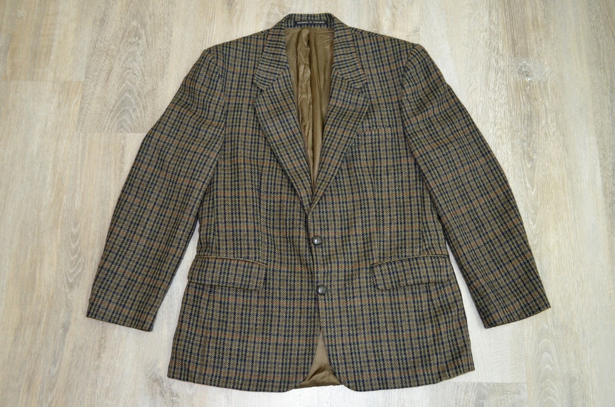 【THE CENTAUR】 TWEED CROP JACKET Centaur Mens Blazer Vintage Wool Gents Tweed Jacket Tailored