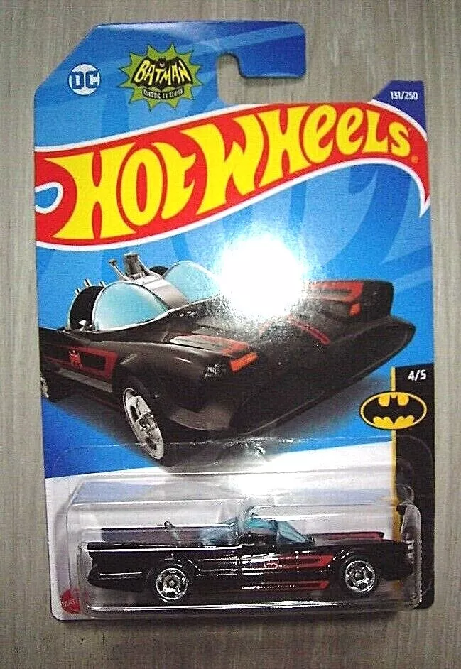 Carrinho Hot Wheels Batman Tv Series Batmobile Dc 4/5