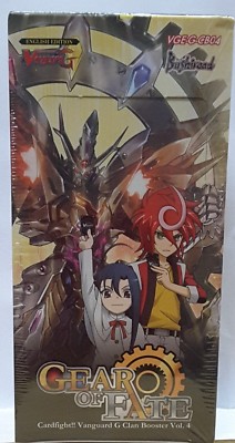 Cardfight Vanguard G Clan Booster 4 Gear Of Fate Booster Box 12 Packs NEW SEALED | eBay Cardfight Vanguard G Clan Booster 4 Gear Of Fate Booster Box 12 Packs NEW SEALED | eBay