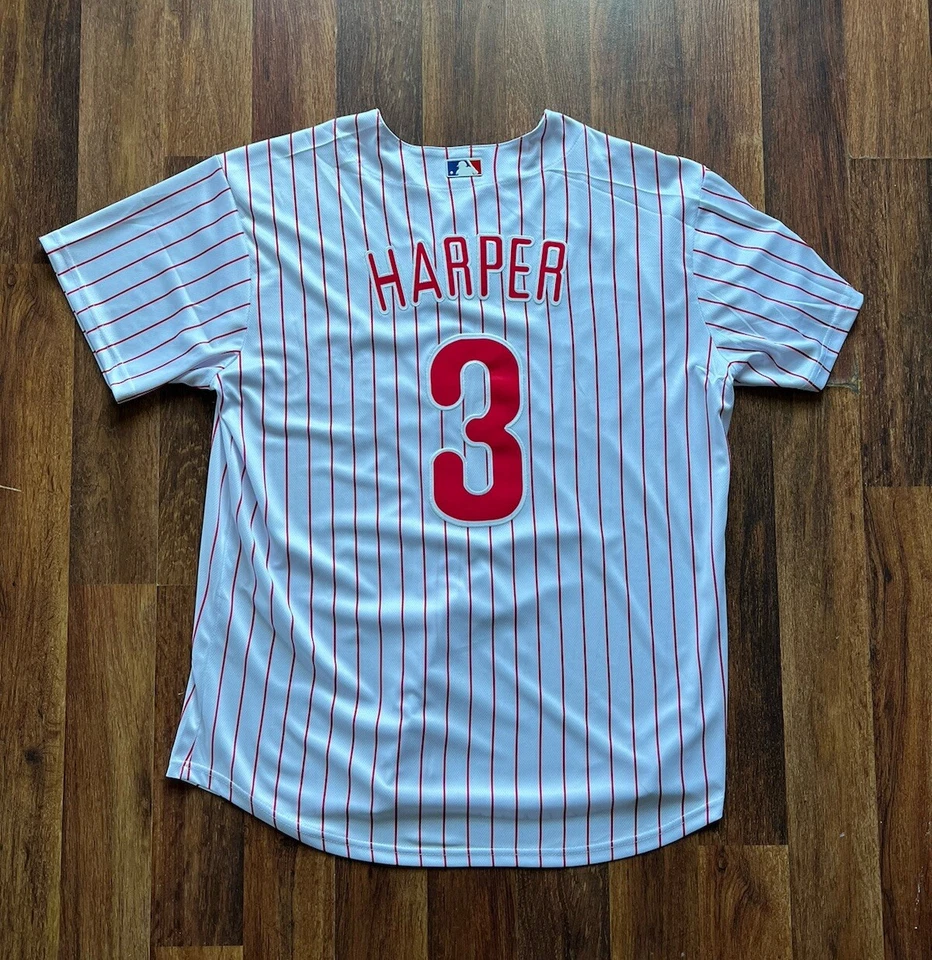 (NWT) Bryce Harper Philadelphia Phillies 2022 World Series Patch Jersey (LARGE) - Image 4 of 4