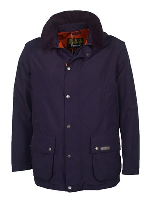 barbour navy seafield jacket