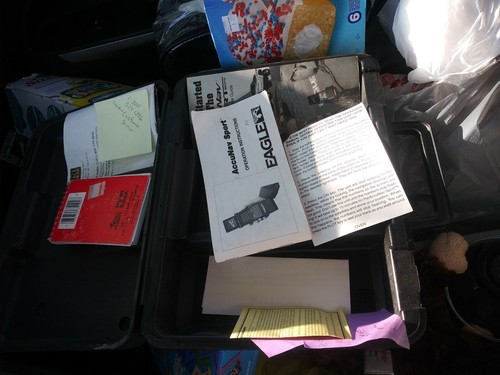 Vintage Eagle AccuNav Sport Portable GPS Bundle w/ Manuals and Hard Storage Case - Picture 3 of 3