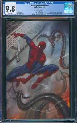Amazing Spider-Man #1 (#895) Parrillo Virgin Edition- CGC 9.8 - NM/M! - Only 11!