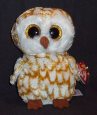 TY BEANIE BOOS - SWOOPS the 6" OWL - MINT with MINT TAG