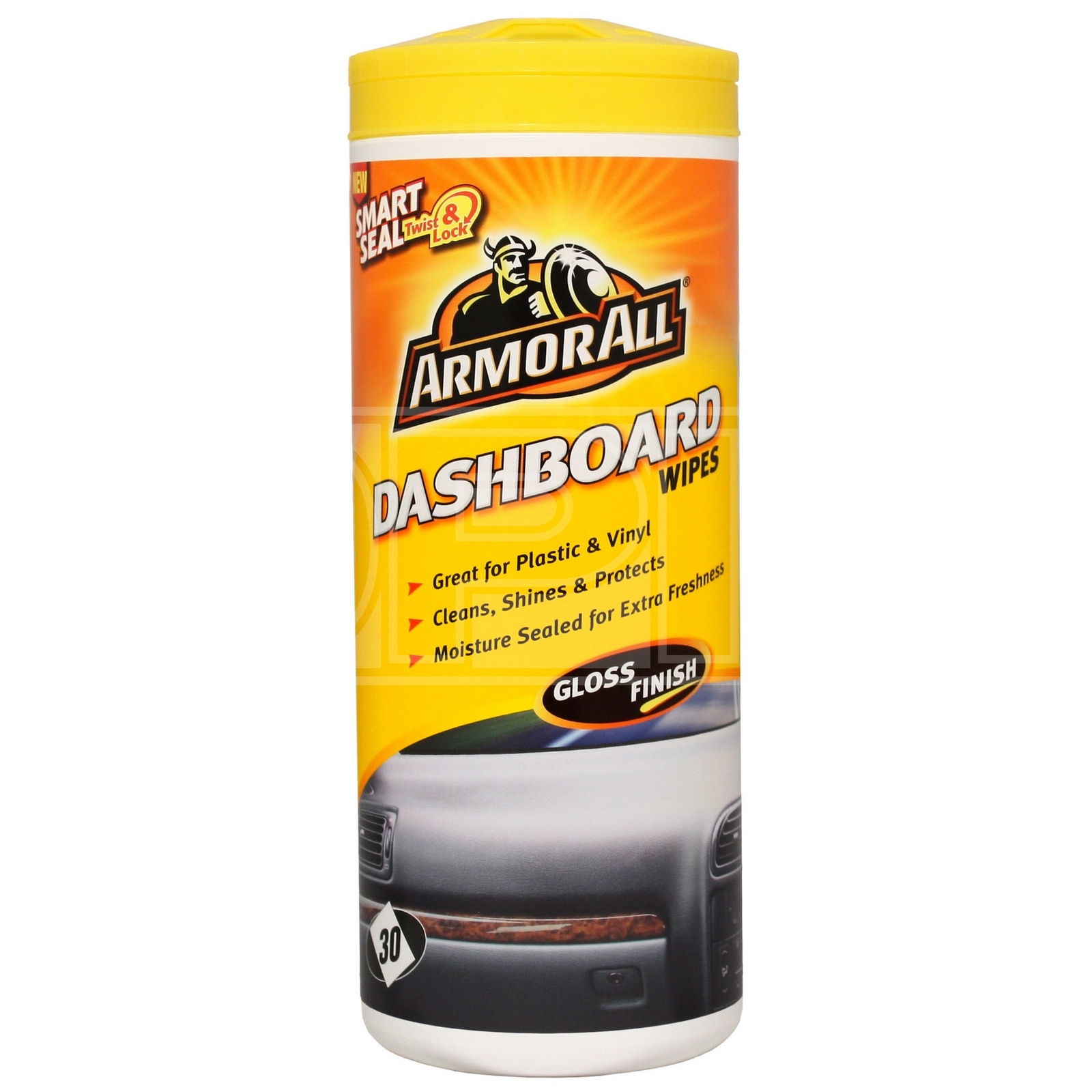 ArmorAll Dashboard Wipes Gloss Finish - Tub of 30 - Renew & Revitalise - 36030EN