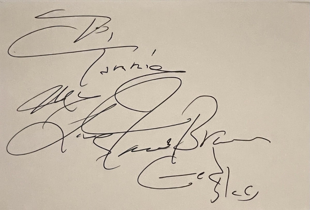 James Brown Vintage Signed Autographed￼ signature ￼4x6 Music | eBay