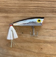 Vintage 80s Rebel Pop R P60 Silver P6001 Lure One Knock Minty
