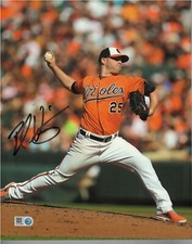 BUD NORRIS BALTIMORE ORIOLES ALL STAR & GOLD GLOVE WINNER RARE SIGNED PHOTO