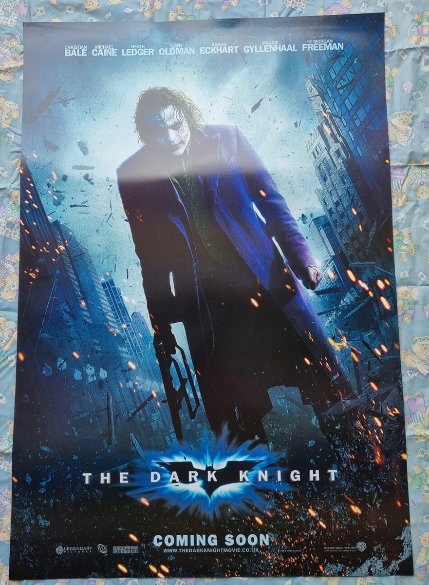 BATMAN The Dark Knight (2008) Original Movie Poster 27x40 DS JOKER