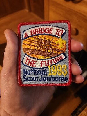 1993 NATIONAL Boy Scout JAMBOREE Pocket Patch BSA 69A-1107K 