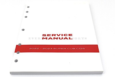 Service Manual C125 Supercub 2022-2023 OEM Honda Owners