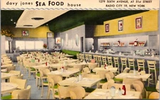 Linen PC Davy Jones Seafood House Restaurant 1279 Sixth Avenue New York City