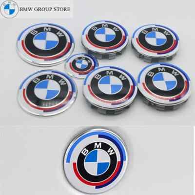 For BMW GROUP Modified Front & Rear car Wheel Caps 7Pcs Special Limited Edition