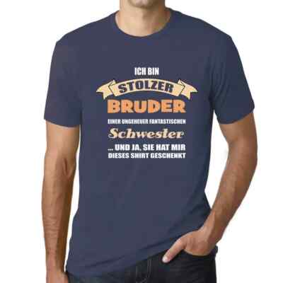Herren Grafik T-Shirt Ich Bin Stolzer Bruder - Bruder Und Onkel