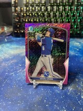 2023 Bowman Chrome Prospects Fuchsia Shimmer Refractors Gavin Cross /199