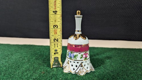 Vintage Hand Bell porcelain hand bell Home Decor Pottery - Picture 11 of 11