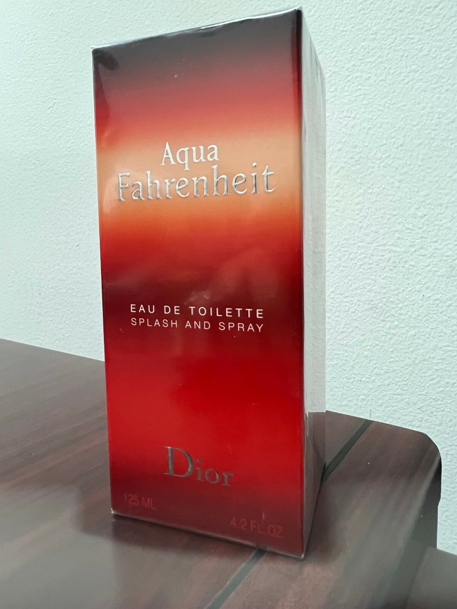 AQUA FAHRENHEIT CHRISTIAN DIOR 4.2 oz / 125 ML Eau De Toilette