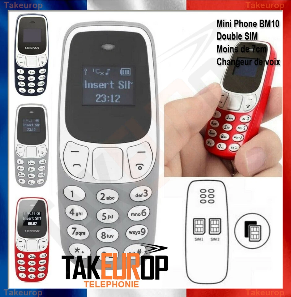 Mini Téléphone Portable L8star BM10  indétectable NEUF Envoi rapide France - Photo 4/4