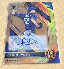 DANIEL LYNCH 2021 PANINI CHRONICLES Baseball GOLD STANDARD RC ROOKIE CARD AUTO