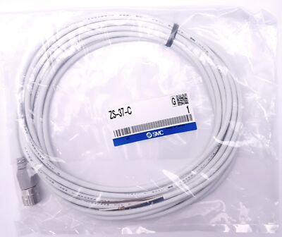 SMC ZS-37-C Connector Cable for SY3000 Solenoid Valve 4-Pin M12 to Flying Leads