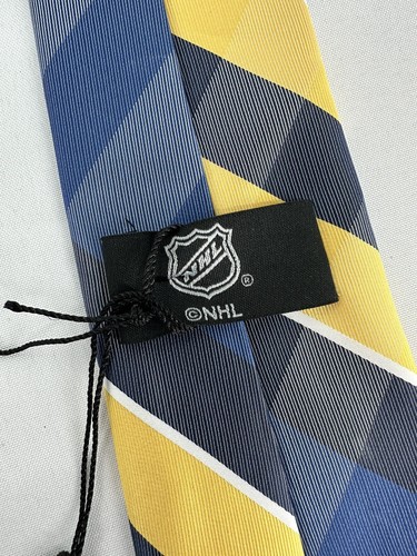 NHL Herren Krawatte Krawatte Polyester St. Louis Blues Hockey Logo Streifen 56" - Bild 4 von 6