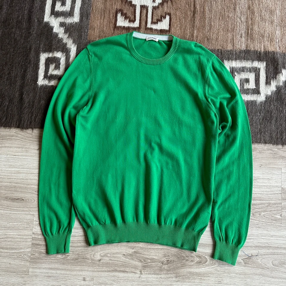 Suéter Jersey Bikkembergs Para Hombre Algodón Verde Talla L Foto 2 de 4