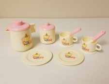 Vintage Toy 1980s Plastic Tea Set