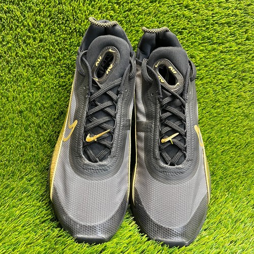 Nike Air Max 2090 Mens Size 12 Gray Black Gold Athletic Running Shoes Sneakers - Picture 5 of 10