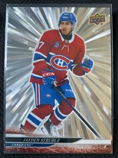 Jayden Struble 2024-25 Upper Deck Series 2 Outburst Parallel Card #338