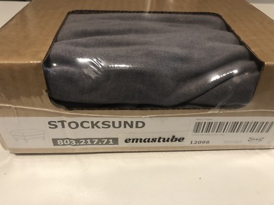 IKEA Stocksund Hocker Bezug Ljungen grau Ersatzbezug 803.217.71 NEU OVP Cover