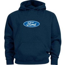 Ford Logo Decal Hoodie Sweatshirt Mustang Ford Trucks Sign Mens Clothing