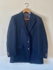 Vintage Levi's Panatela Men's Sport Coat Blazer Two Button Navy Polyester 40R