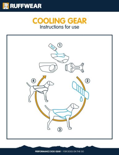 Ruffwear Swamp Cooler Cooling Vest 05402-033 Graphite Gray NEW - Picture 5 of 7