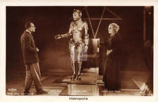 Metropolis Movie Fritz Lang 3 RPPC Photo Postcard COPY