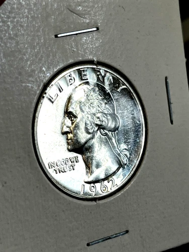 1962 PROOF WASHINGTON SILVER QUARTER CAM DCAM  HI GRADE PROOF