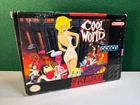 Cool World (Super Nintendo SNES, 1993) Complete CIB Authentic.