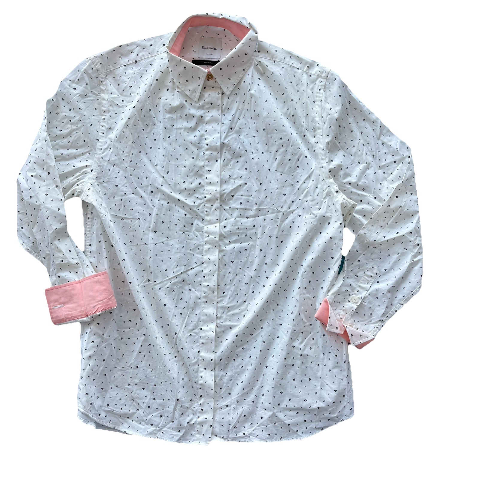 Paul Smith SOHO Fit Women’s Music Note Shirt Women’s Size 46