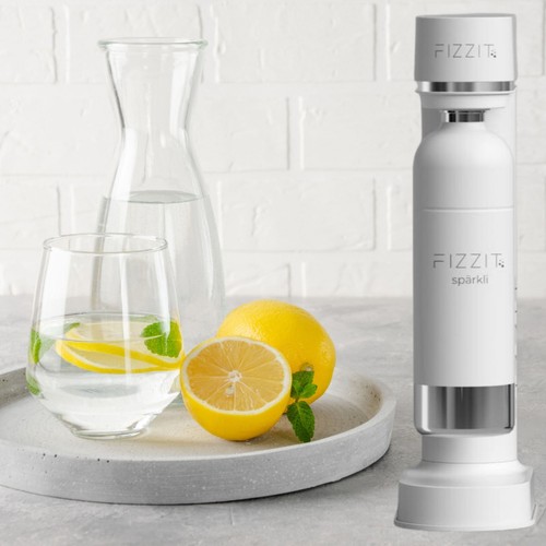 FIZZIT Home Soda Maker + CO₂ & 12 Drink Mixes - Custom Fizz, No Power - Picture 4 of 6