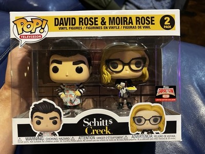 Funko Pop Schitt's Creek David Moira Rose 2-Pack Vinyl Figure