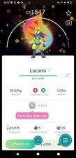 Shiny Lucario Special Background Mega Global Kalos - PTCs 0r TRADE