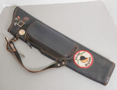 Vintage Leather Quiver Boy Scout Oakland Fremont CA Ohlone Redwood 20"