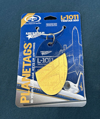 PlaneTags Lockheed L-1011 TriStar 500 Genuine Skin Luggage Tag