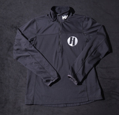 Helly Hansen Sweater Womens Small Black Quarter Zip Pullover Base Layer Hevenly
