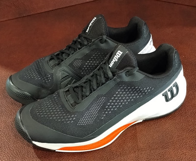 Wilson Rush Pro 4.0 Shoes Men's Size 11 BLK Athletic Pickleball Tennis Sneakers