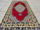 Rare Hand Knotted Vintage Tribal Jaipuri Wool Area Rug 4.0 x 2.1 Ft — photo 3