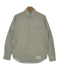 WACKO MARIA Casual Shirts WhitexCharcoal gray(Stripe Pattern) M 2200631568049