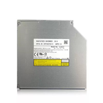 UJ8C2 9.5mm Slim SATA CD DVD RW Burner Writer Player ROM Drive Laptop Notebook