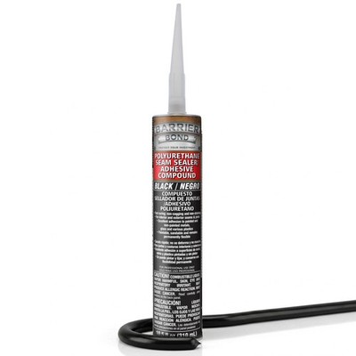 Barrier Bond - Seam Sealant/Adhesive, 10.5oz Cartridge, Black Polyurethane Se...